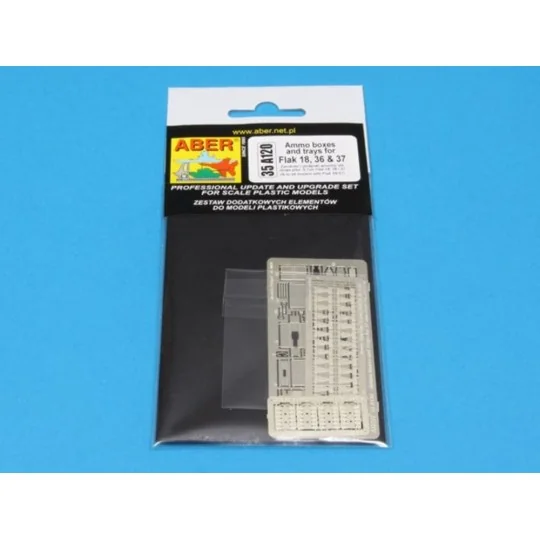 Ammo boxes Flak 18 36 & 37, 1/35 - Aber Models 35 A120