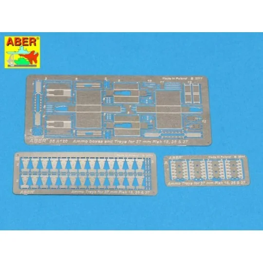 Ammo boxes Flak 18 36 & 37, 1/35 - Aber Models 35 A120