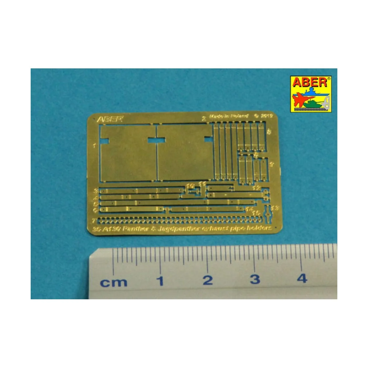 Exhaust holders for Panther D A & G early, Jagdpanther G1 & G2 earl...