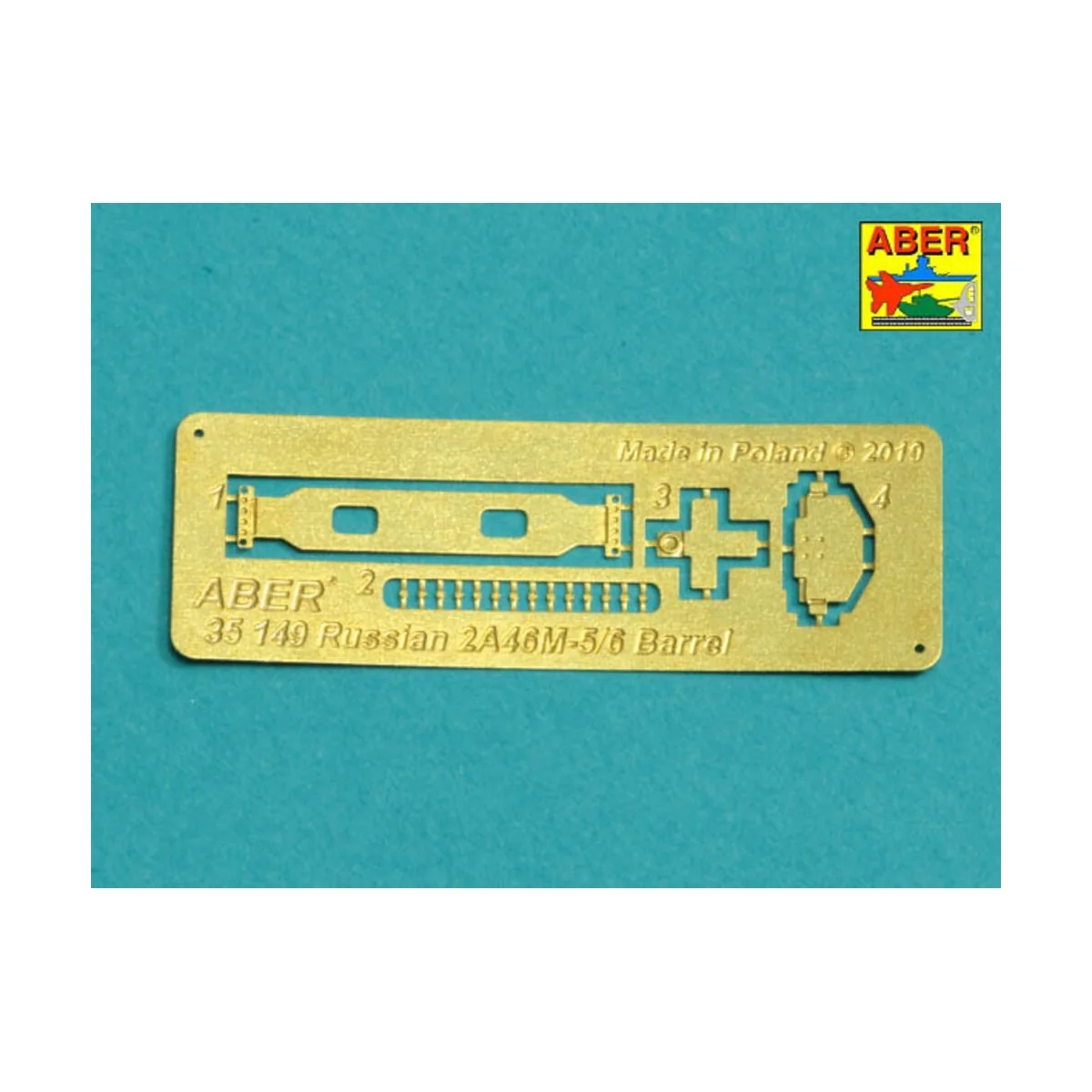 125mm 2A46M-5/6 Barrel for Russian Tank T-72B3 T-90S/MS, 1/35 - Abe...