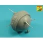 Armament for Soviet Ball Tank “Sharotank” 2 x 37mm gun, 2 x 12, 7 m...