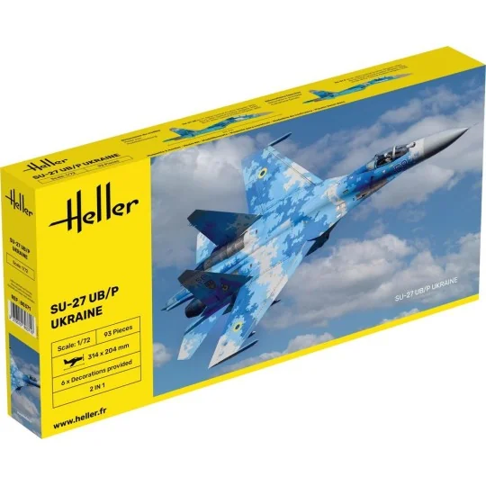 SU-27 UB/P Ukraine, 1/72 - Heller 80371 SU-27 UB/P Ukraine, 1/72 - Heller 80371