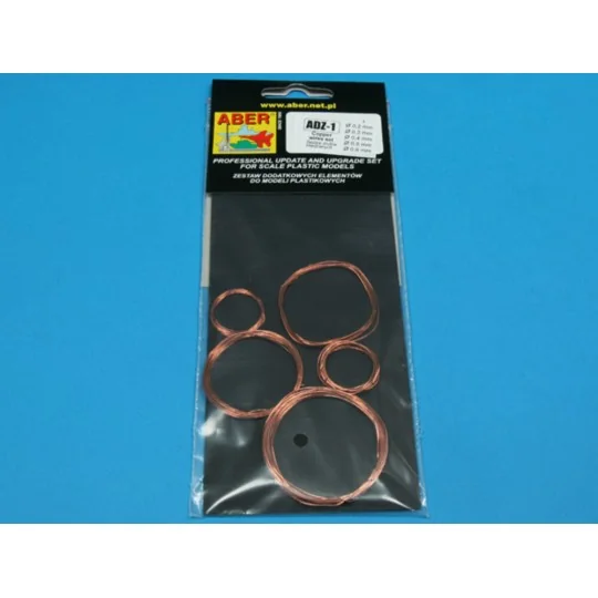 Wires set (diameter 0, 2 0, 3 0, 4 0, 5 0, 6 mm, lenght 1m each) - ...