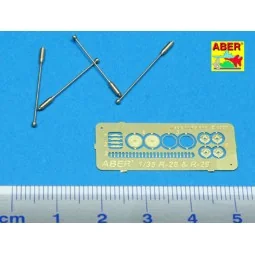German indicator for Sd.Kfz.231 232 x 4 pcs - Aber Models R-29