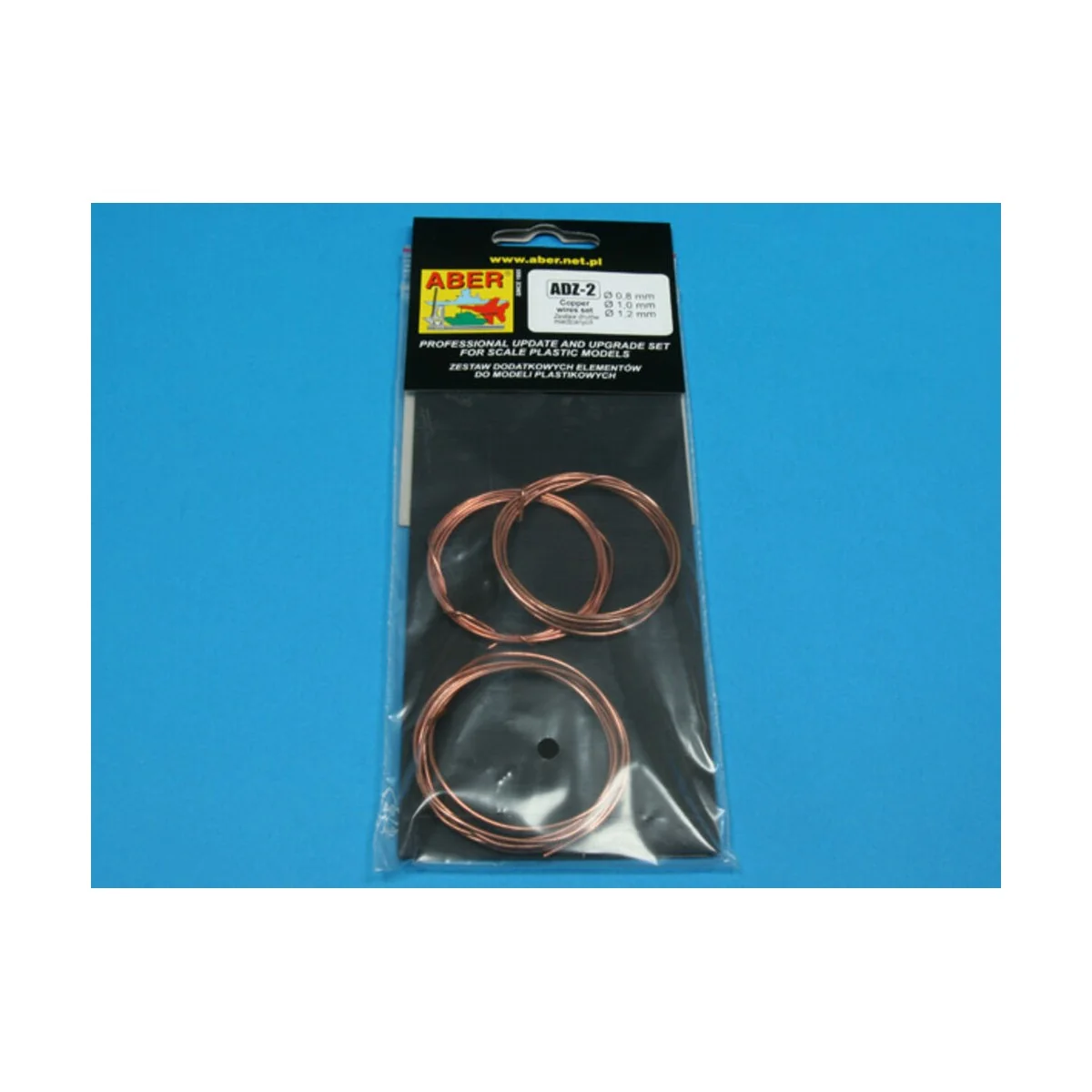 Wires set (diameter 0, 8 1, 0 1, 2 mm, lenght 1m each) - Aber Model...