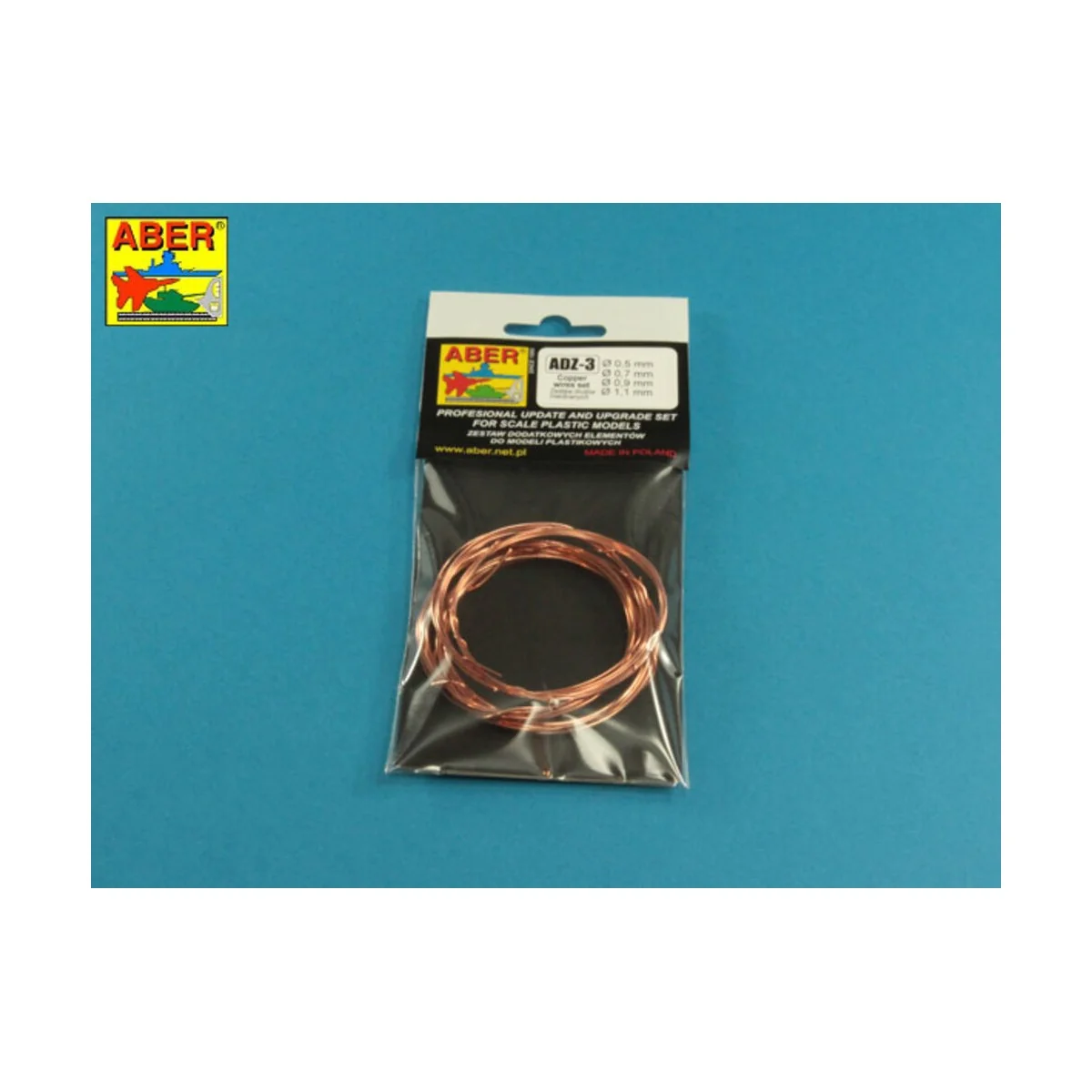 Wires set (diameter 0, 5 0, 7 0, 9 1, 1 mm, length 1m each) - Aber ...