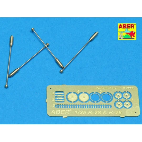 German indicator for Sd.Kfz.231 232 x 4 pcs - Aber Models R-29