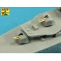 Set of barrels for Polish Destroyer Blyskawica 102mm x 8 40mm x 4 2...