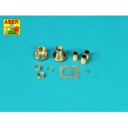 Late muzzle brake to barrels in Pz.IVH Stug.IIIG or PaK 40, 1/16 - ...