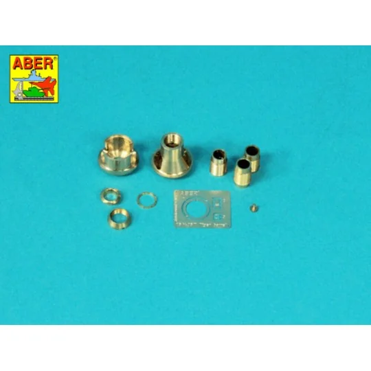 Late muzzle brake to barrels in Pz.IVH Stug.IIIG or PaK 40, 1/16 - ...
