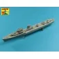 Set of barrels for Polish Destroyer Blyskawica 102mm x 8 40mm x 4 2...