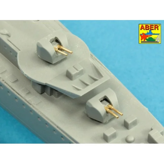 Set of barrels for Polish Destroyer Blyskawica 102mm x 8 40mm x 4 2...