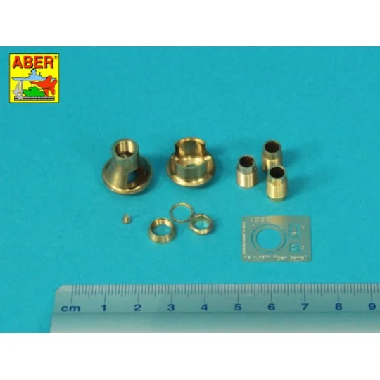 Final muzzle brake to barrels in Pz.IVH Stug.IIIG or PaK 40, 1/35 -...