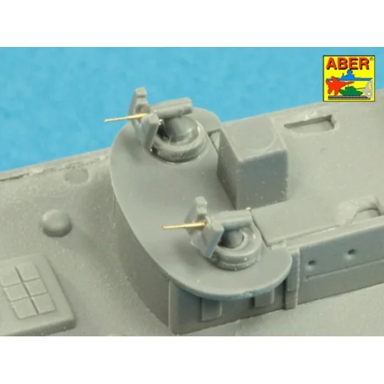 Set of barrels for Polish Destroyer Blyskawica 102mm x 8 40mm x 4 2...