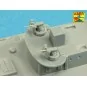 Set of barrels for Polish Destroyer Blyskawica 102mm x 8 40mm x 4 2...