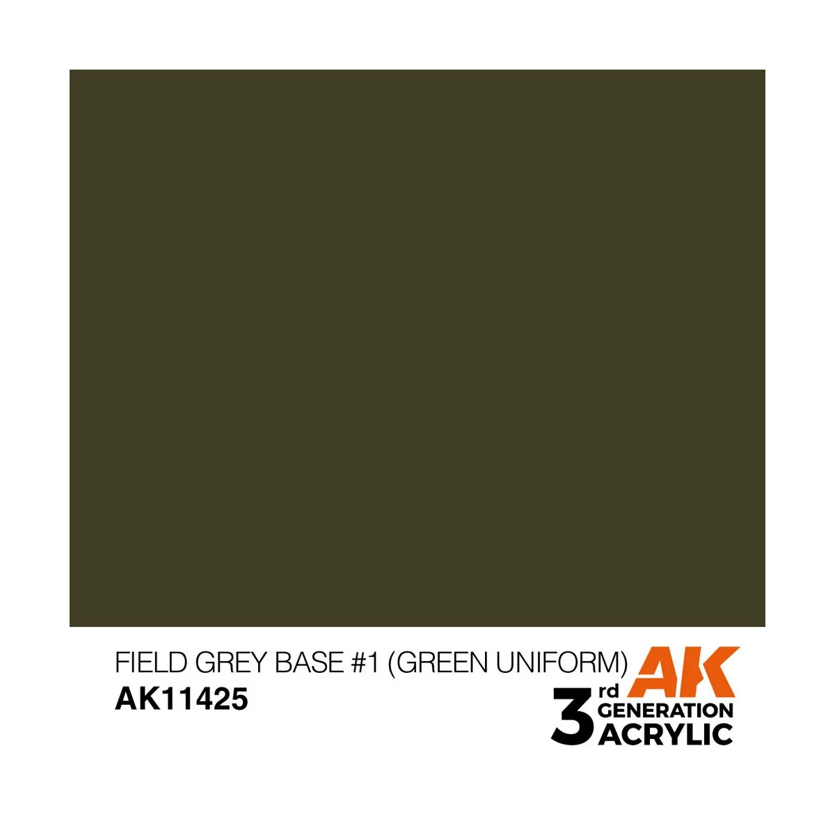 Field Grey Base 1 (Green uniform) - AK Interactive AK11425