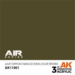 IJA 7 Ohryuko Nana Go Shoku (Olive Brown) - AK Interactive AK11901 2