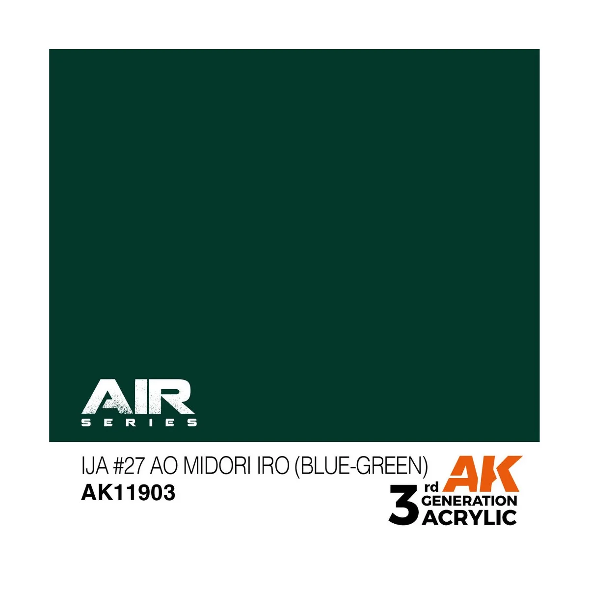 IJA 27 Ao Midori iro (Blue-Green) - AK Interactive AK11903