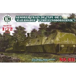 Armored train 2, 23ODBP of type OB-3, 1/72 - Unimodels UMT611