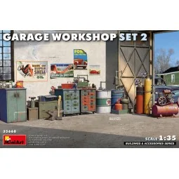Garage Workshop Set 2, 1/35 - MiniArt 35668