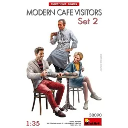 Modern Cafe Visitors Set 2, 1/35 - MiniArt 38090