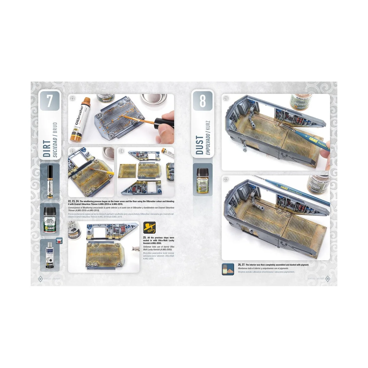 AMMO WARGAMING UNIVERSE Book 08 - Aircraft and Spaceship Weathering...