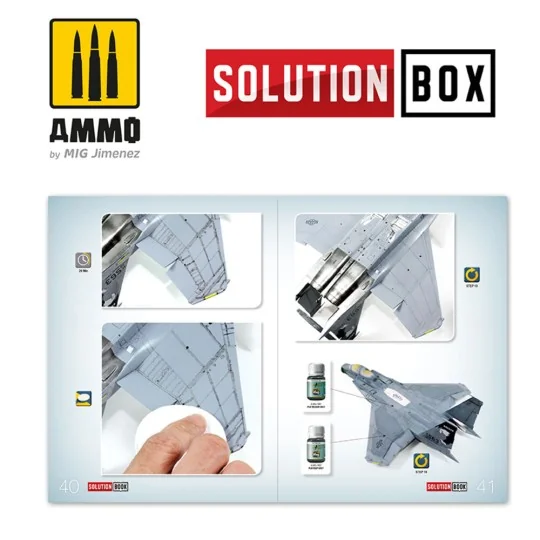 SOLUTION BOOK 06 - How to Paint USAF Navy Grey Fighters (English, C...