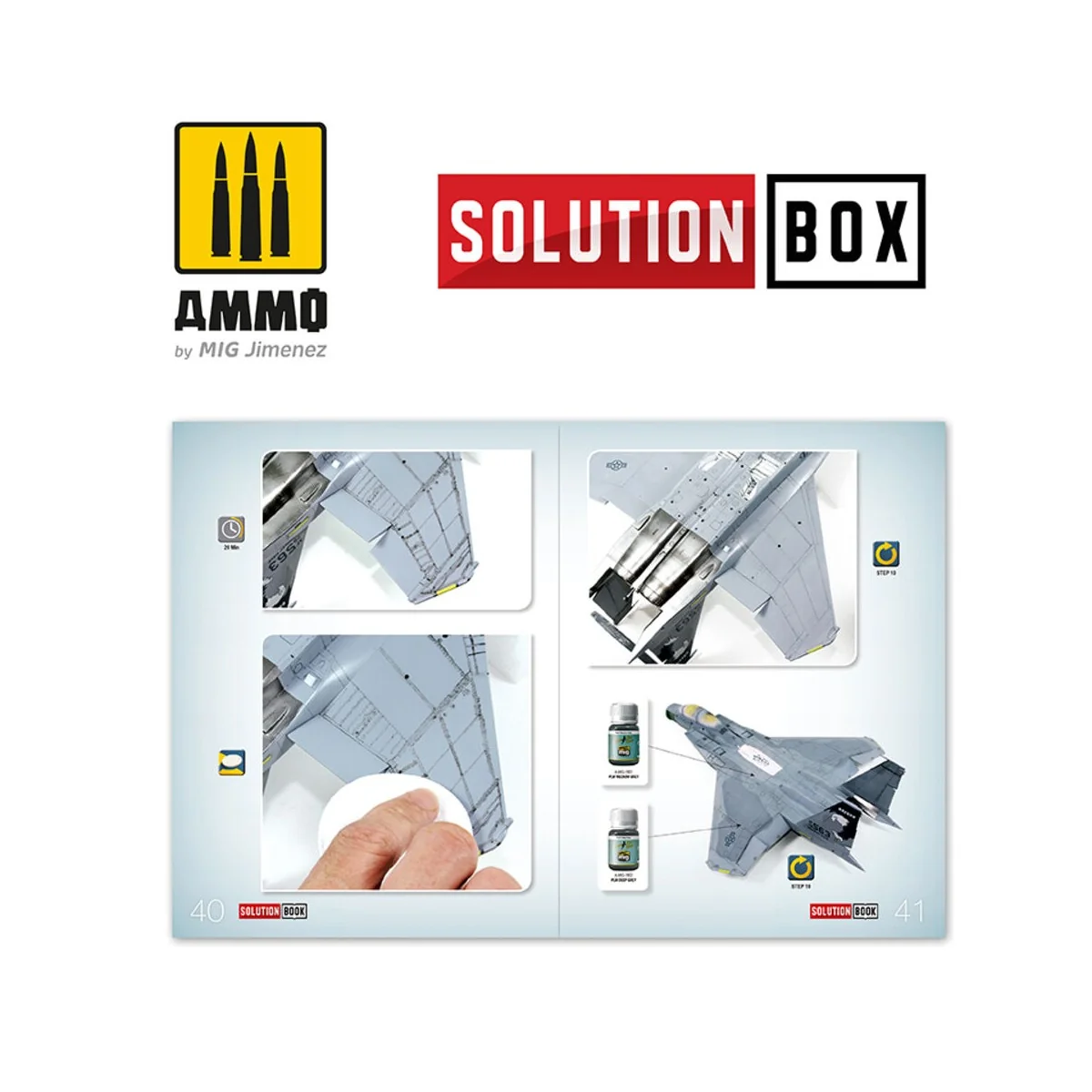 SOLUTION BOOK 06 - How to Paint USAF Navy Grey Fighters (English, C...