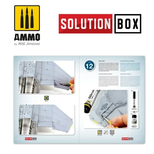 SOLUTION BOOK 06 - How to Paint USAF Navy Grey Fighters (English, C...
