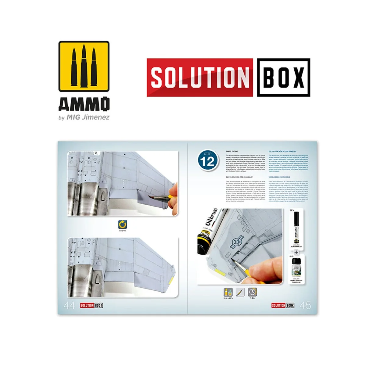 SOLUTION BOOK 06 - How to Paint USAF Navy Grey Fighters (English, C...
