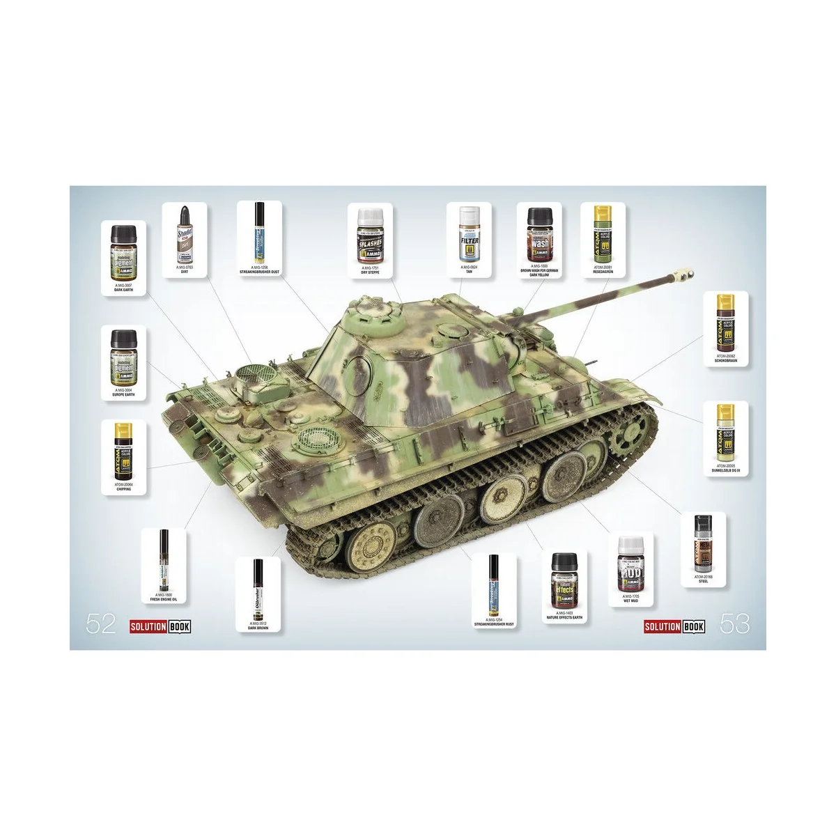 SOLUTION BOOK 23 - How to Paint WWII German Late-War Vehicles (Engl...