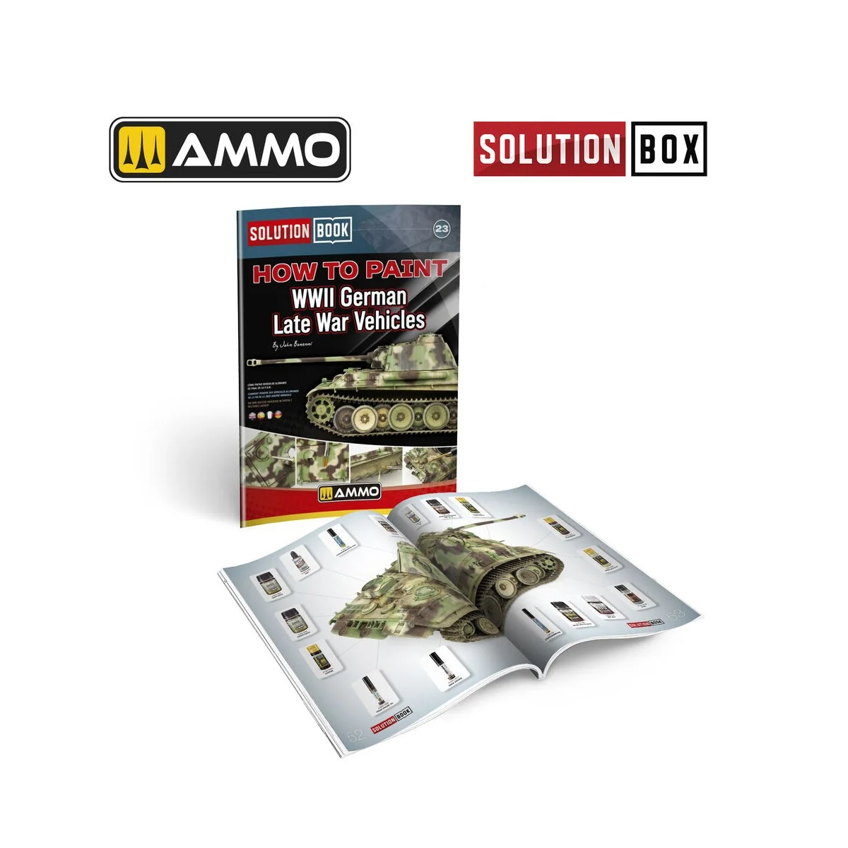 SOLUTION BOOK 23 - How to Paint WWII German Late-War Vehicles (Engl...