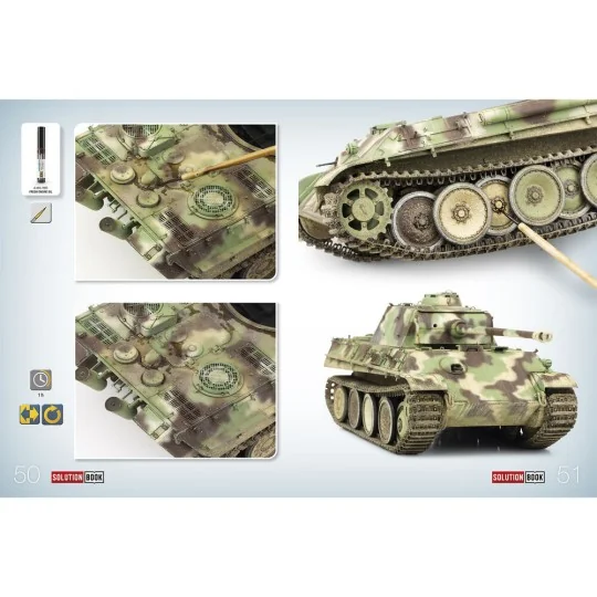SOLUTION BOOK 23 - How to Paint WWII German Late-War Vehicles (Engl...