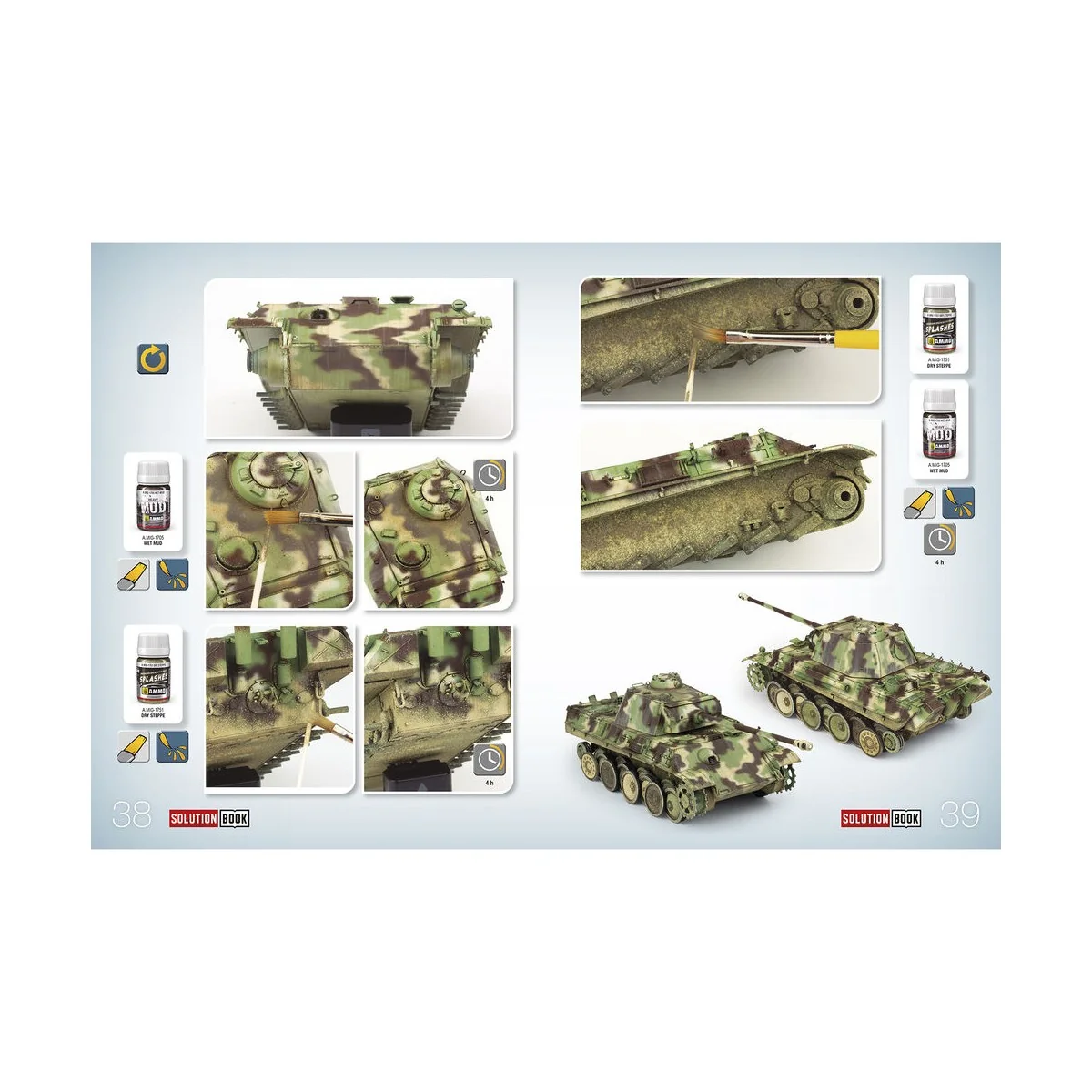 SOLUTION BOOK 23 - How to Paint WWII German Late-War Vehicles (Engl...