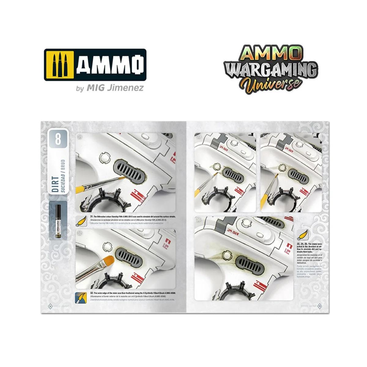 AMMO WARGAMING UNIVERSE Book 08 - Aircraft and Spaceship Weathering...