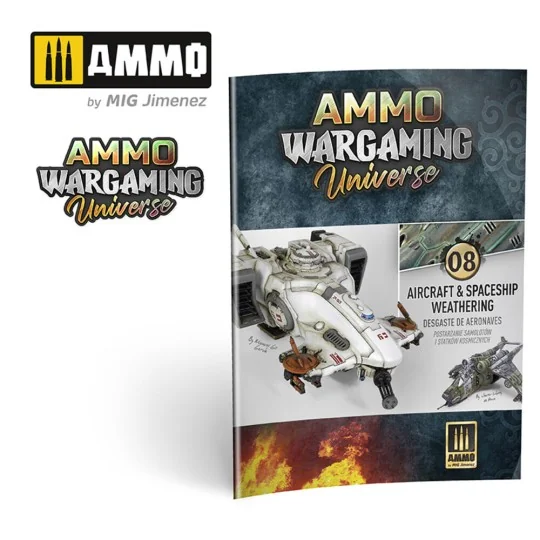 AMMO WARGAMING UNIVERSE Book 08 - Aircraft and Spaceship Weathering...