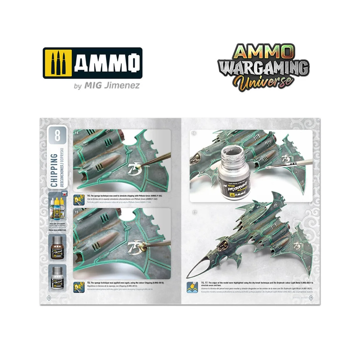 AMMO WARGAMING UNIVERSE Book 08 - Aircraft and Spaceship Weathering...