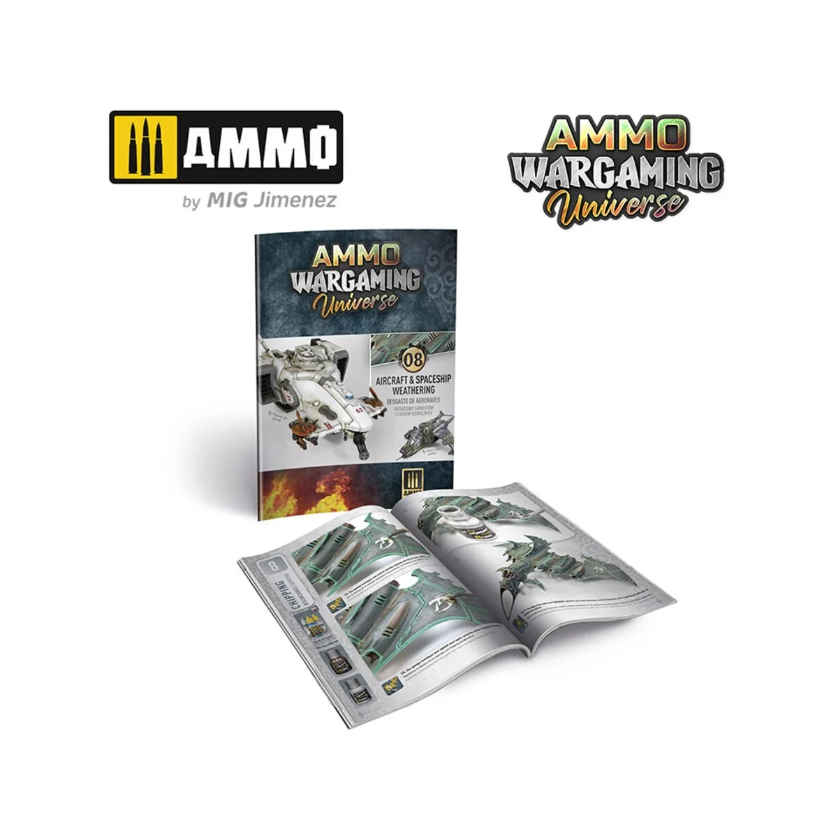 AMMO WARGAMING UNIVERSE Book 08 - Aircraft and Spaceship Weathering...