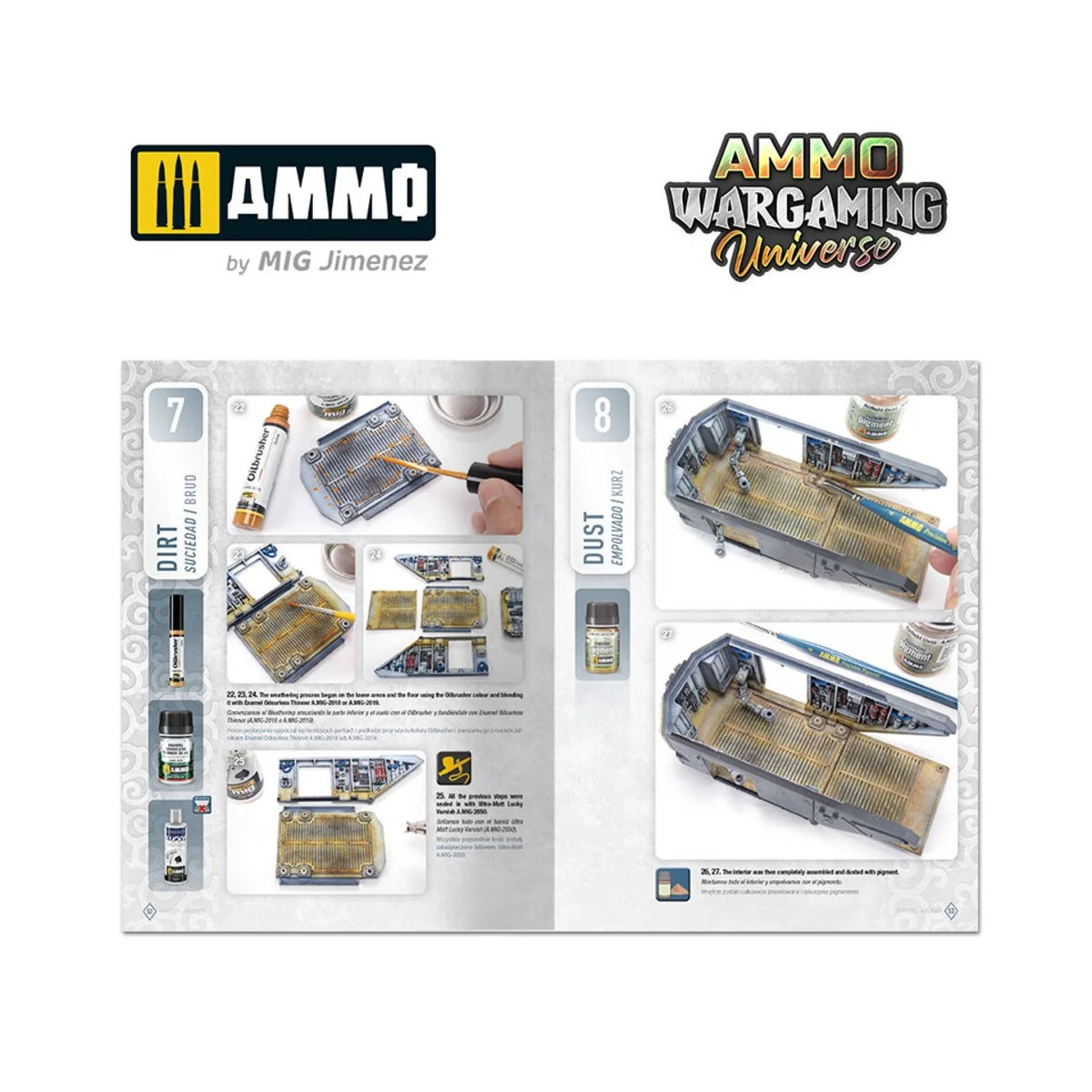 AMMO WARGAMING UNIVERSE Book 08 - Aircraft and Spaceship Weathering...