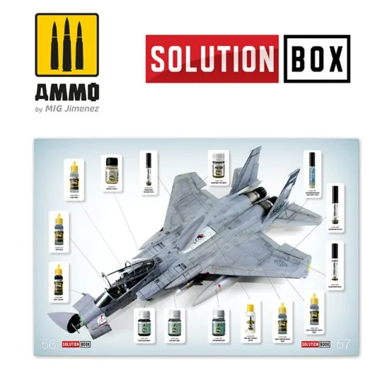 SOLUTION BOOK 06 - How to Paint USAF Navy Grey Fighters (English, C...