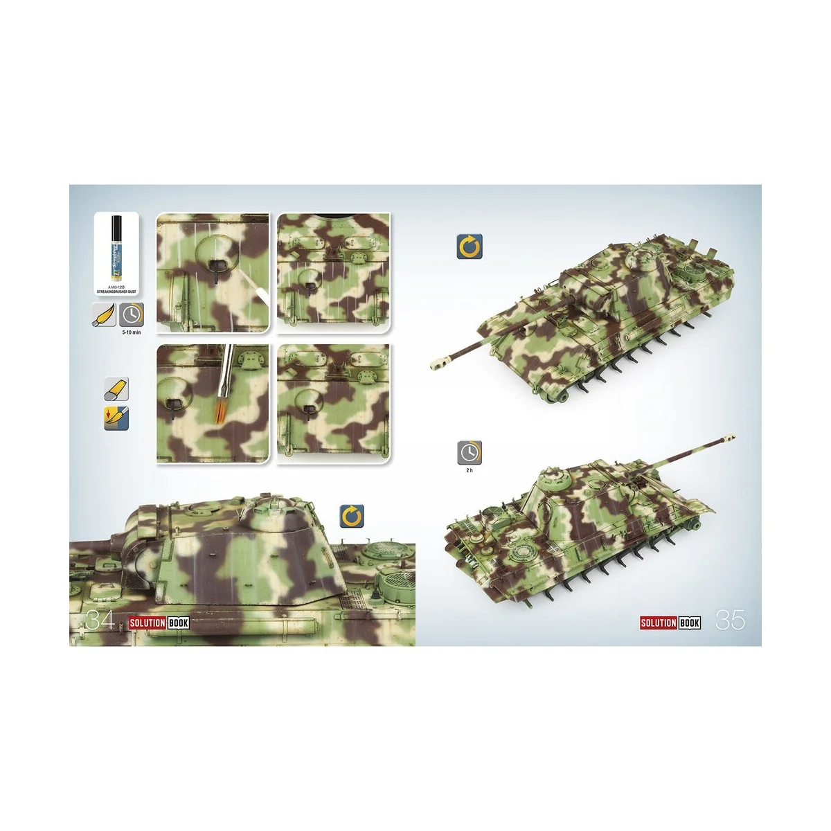 SOLUTION BOOK 23 - How to Paint WWII German Late-War Vehicles (Engl...