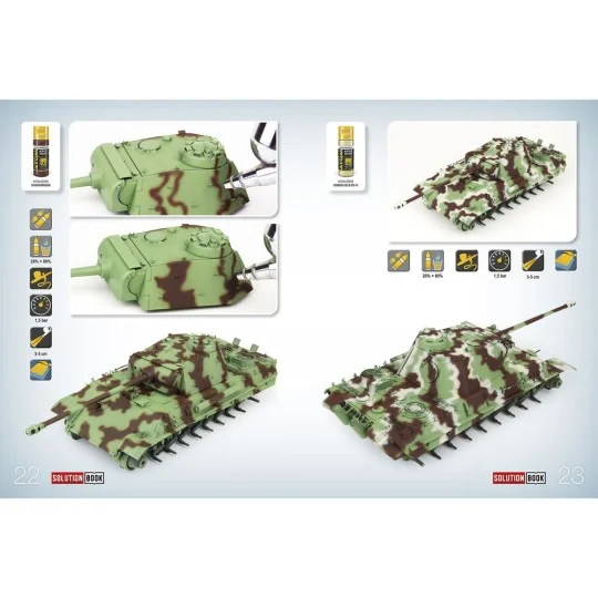 SOLUTION BOOK 23 - How to Paint WWII German Late-War Vehicles (Engl...