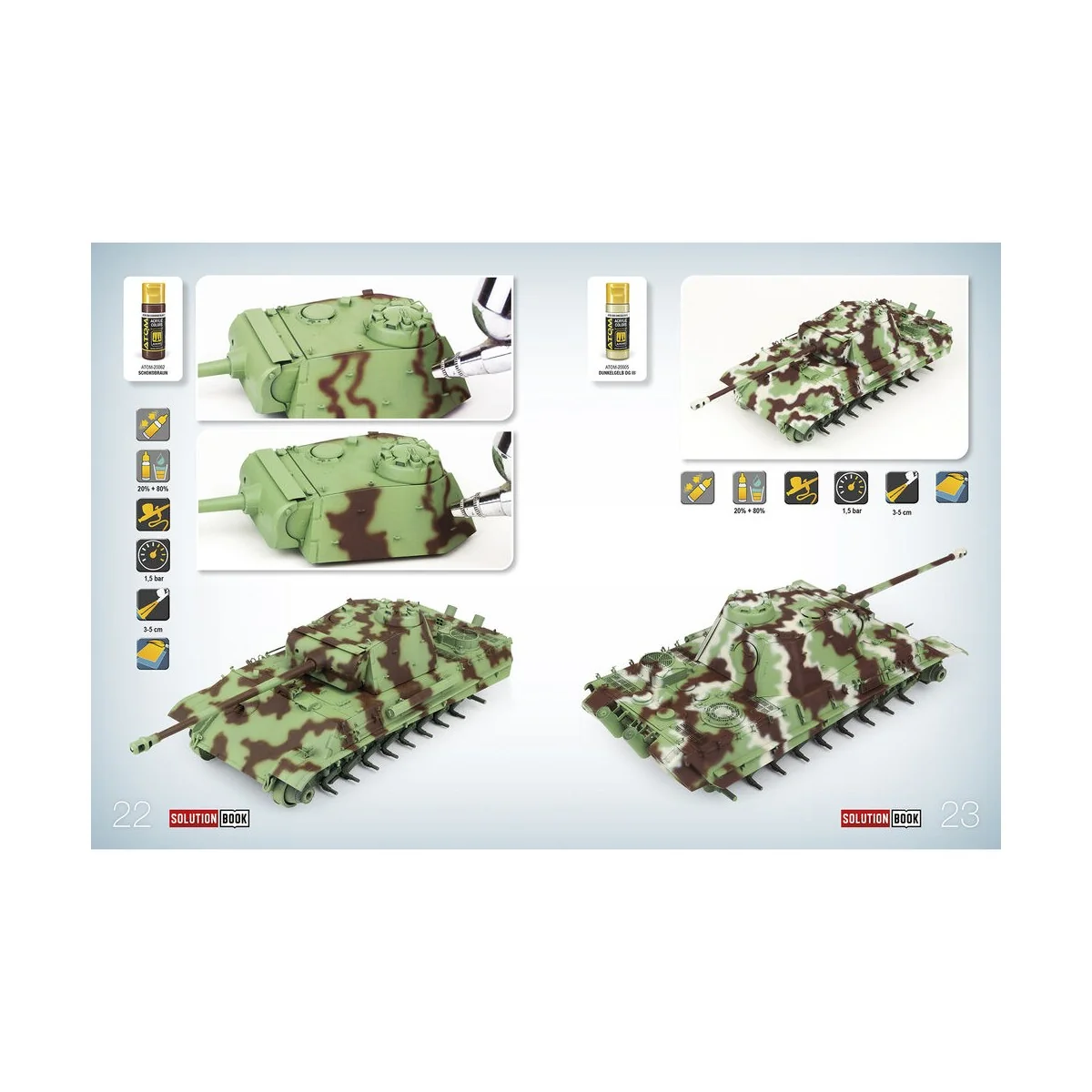 SOLUTION BOOK 23 - How to Paint WWII German Late-War Vehicles (Engl...