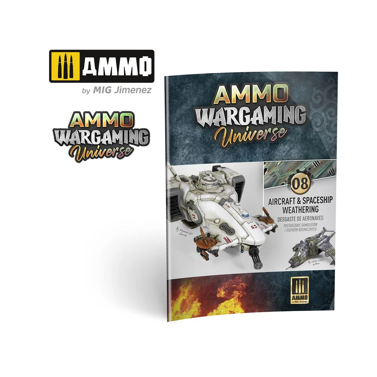 AMMO WARGAMING UNIVERSE Book 08 - Aircraft and Spaceship Weathering...
