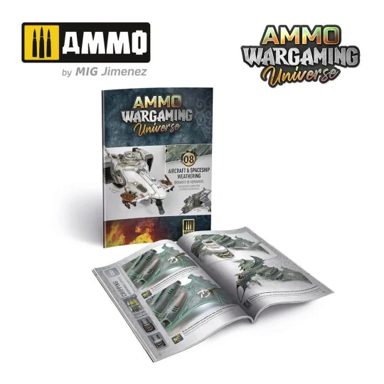 AMMO WARGAMING UNIVERSE Book 08 - Aircraft and Spaceship Weathering...