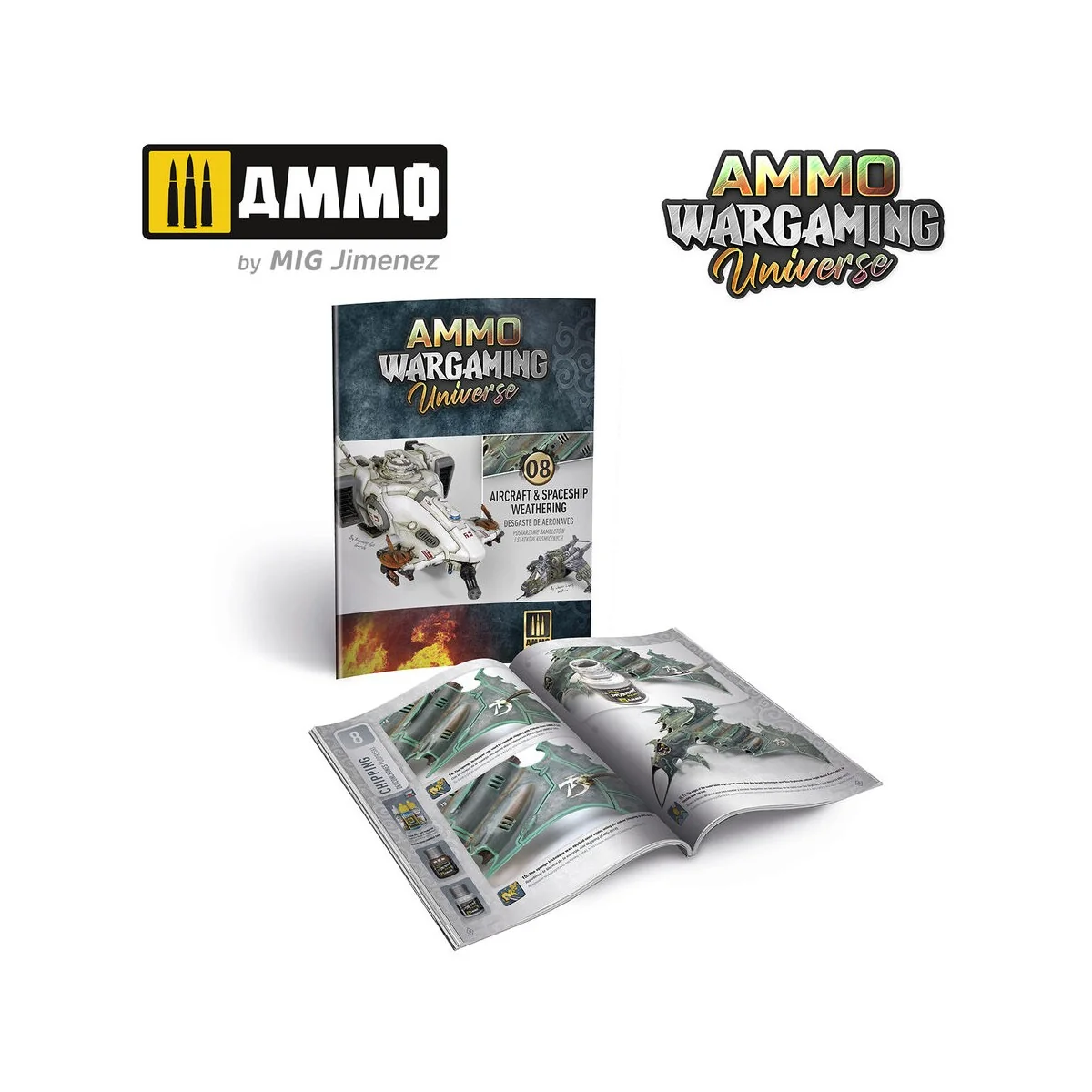 AMMO WARGAMING UNIVERSE Book 08 - Aircraft and Spaceship Weathering...