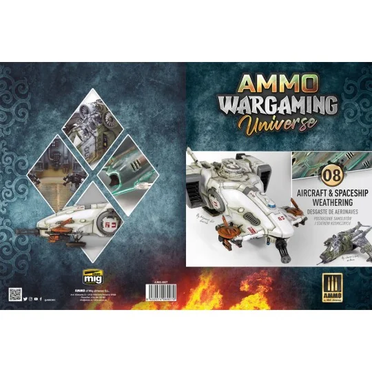AMMO WARGAMING UNIVERSE Book 08 - Aircraft and Spaceship Weathering...