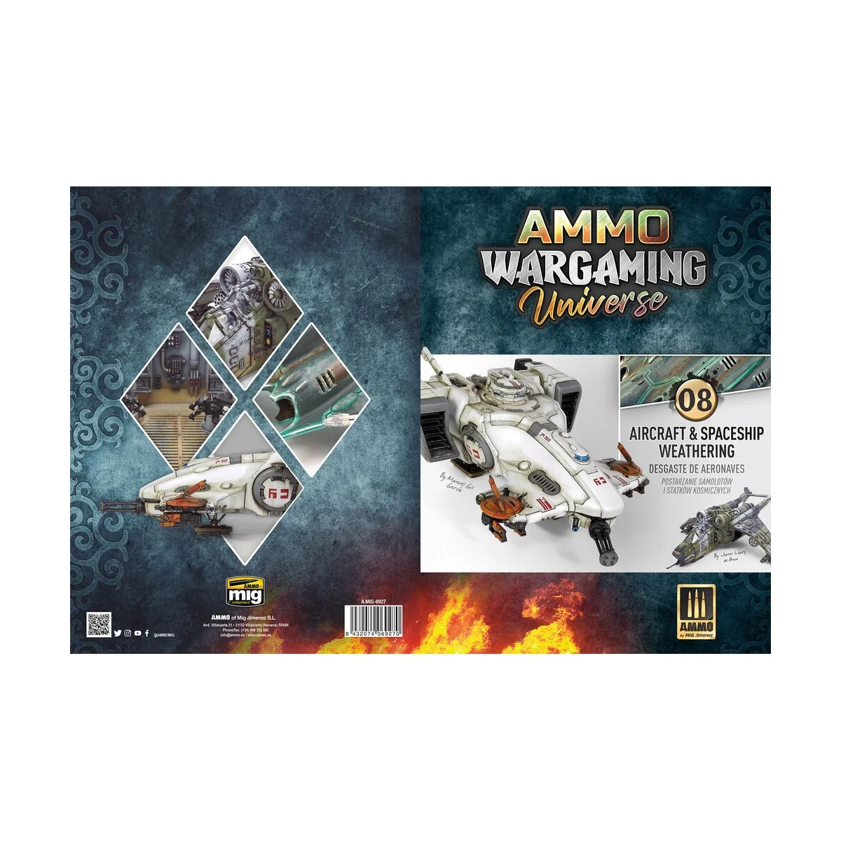 AMMO WARGAMING UNIVERSE Book 08 - Aircraft and Spaceship Weathering...