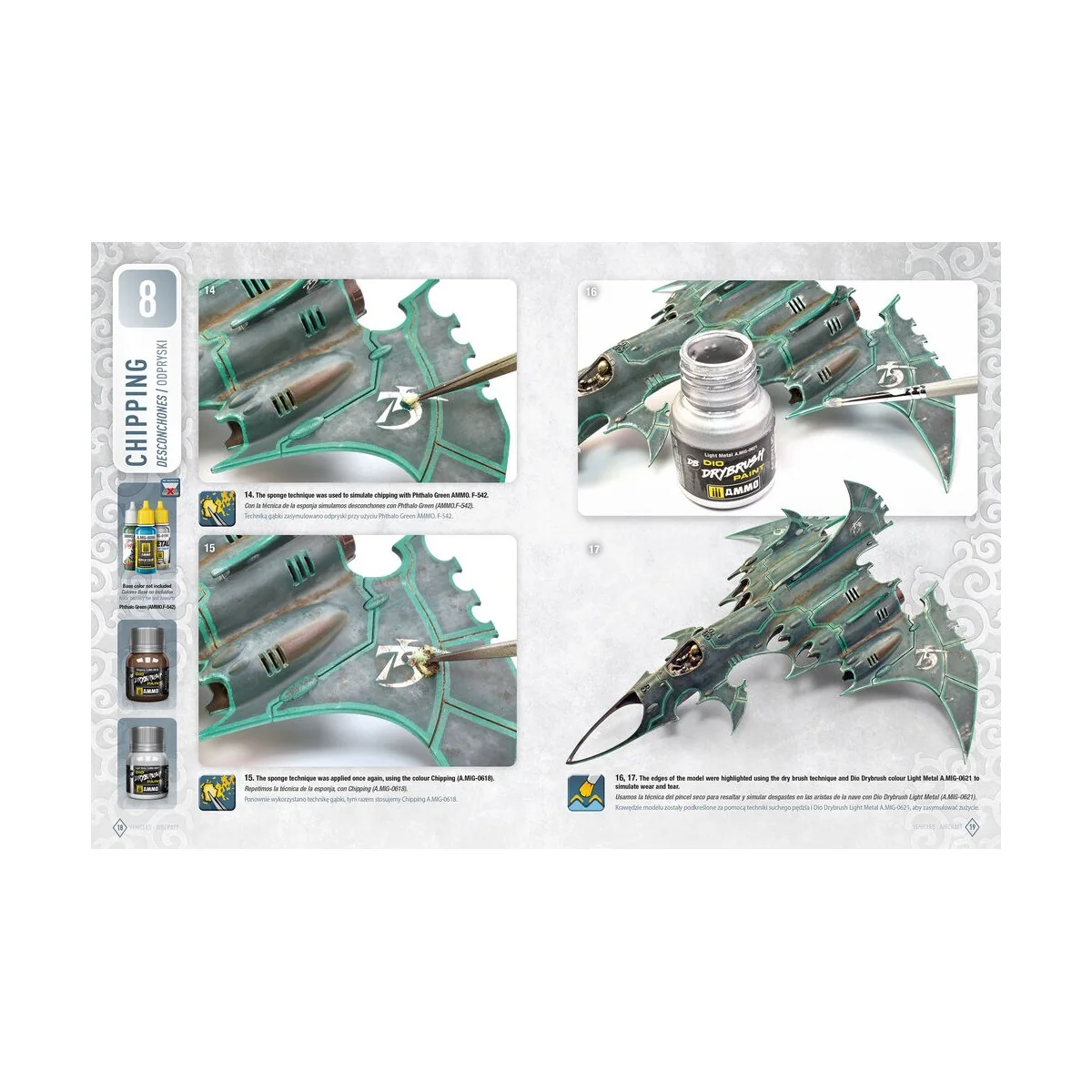 AMMO WARGAMING UNIVERSE Book 08 - Aircraft and Spaceship Weathering...