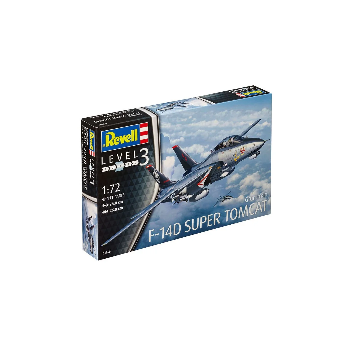 Grumman F-14D Super Tomcat, 1/72 - Revell 03960